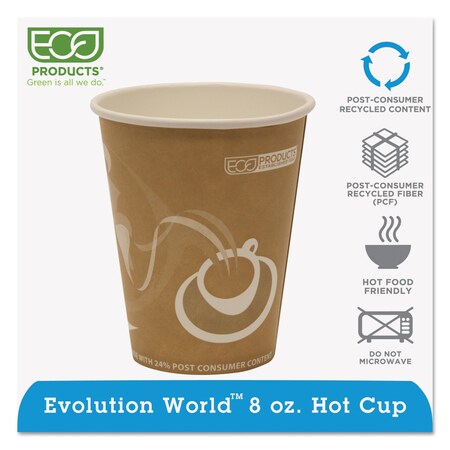 Eco-Products Hot Cup 8 oz., Pk20 EP-BRHC8-EW